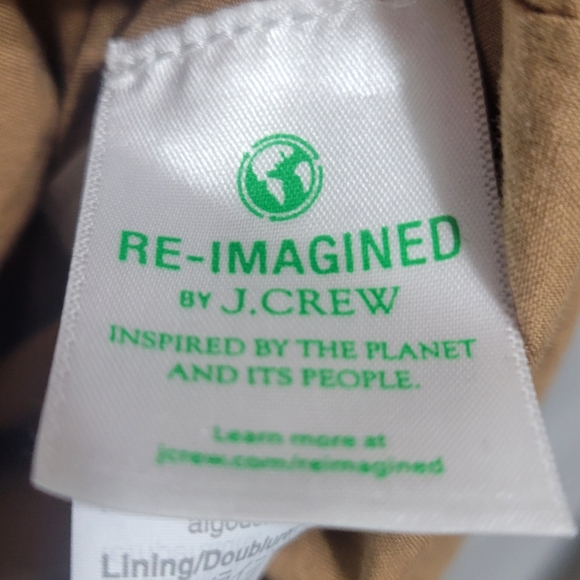 J. Crew Ruffle Tiered Leopard Dot Dress, Size XS Cotton Lined Tan Black Side Zip - Picture 9 of 10